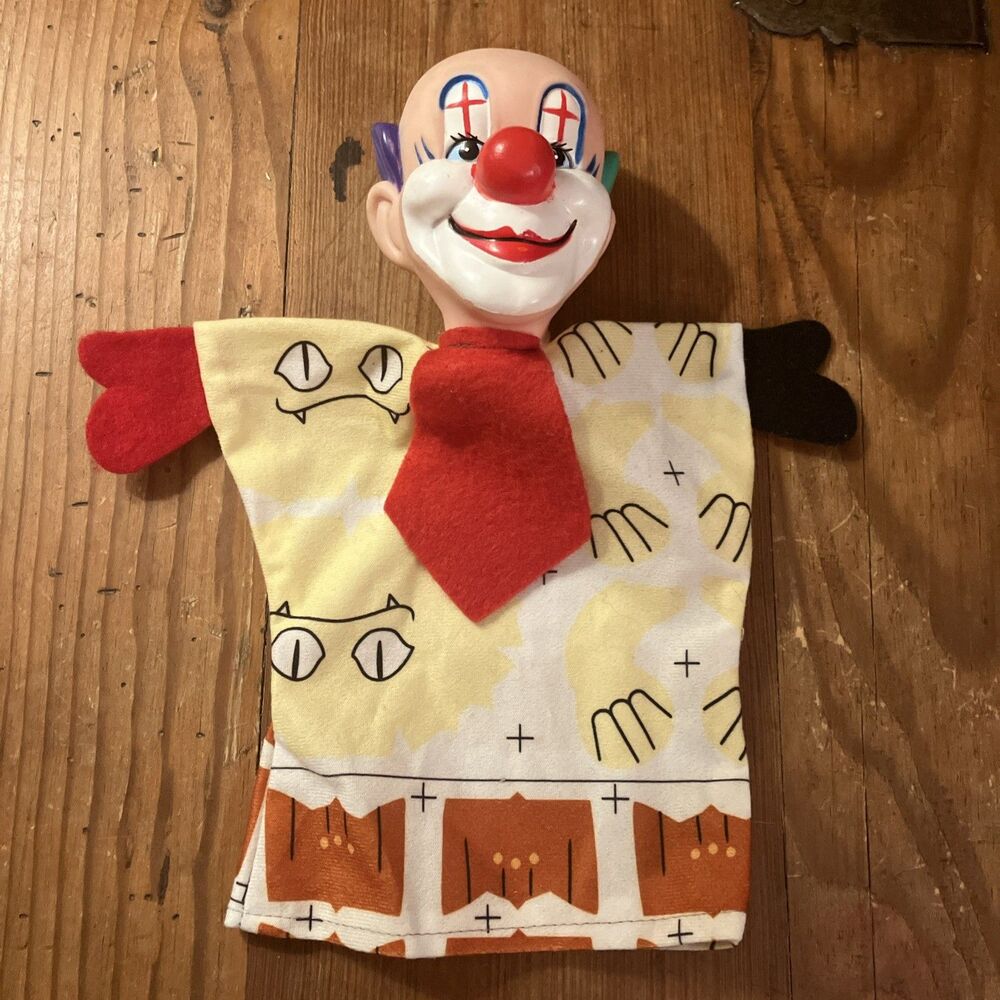 Vintage 1970s Mr. Rogers Neighborhood Clown Hand Puppet